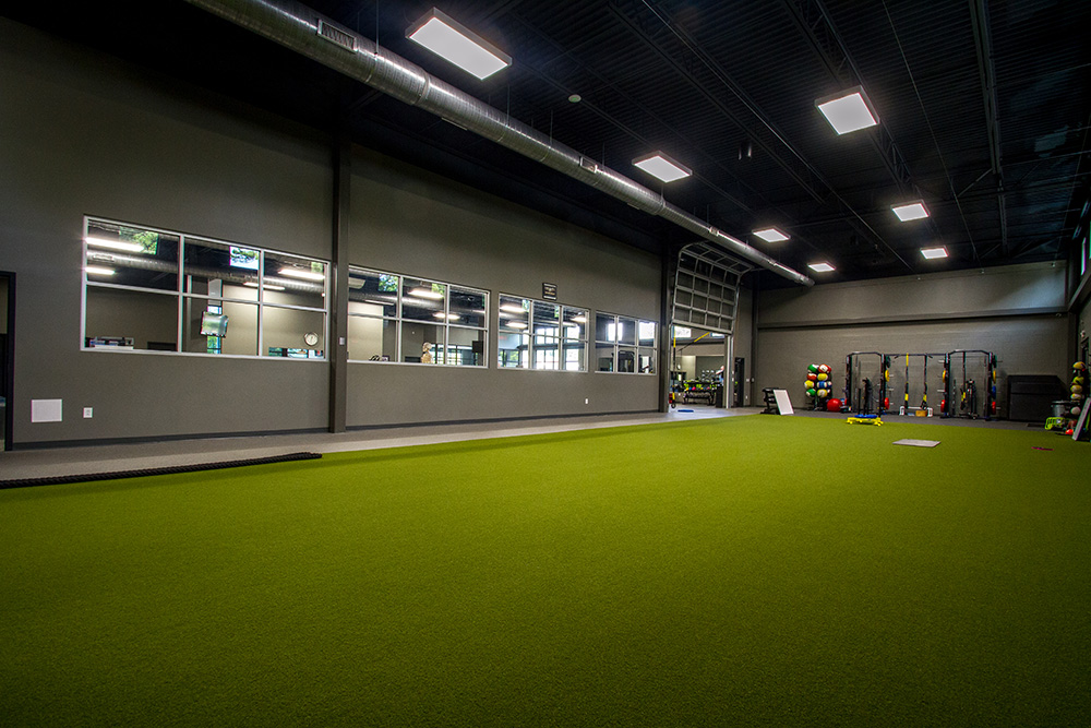 Inside turf at Youngs Physical Therapy